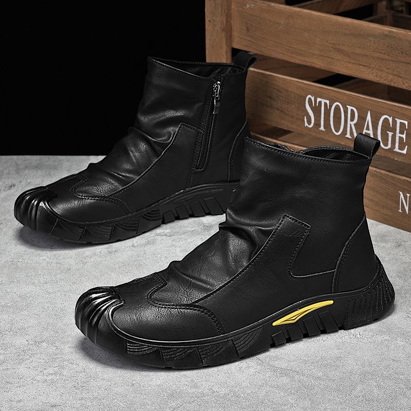 Male Casual Boots Thick Sole Men s Leather Shoes Platform Retro Middle Gang Comfortable in Promotion on Sale Footwear Offer New 44
Male Casual Boots Thick Sole Men s Leather Shoes Platform Retro Middle Gang Comfortable in Promotion on Sale Footwear Offer New 44