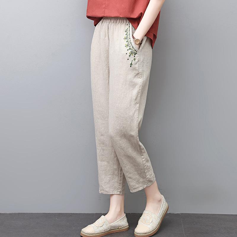 Women s Summer Cotton Linen Harem Trousers - Lightweight, Nine-Point, Straight-Leg, Loose Fit for Middle-Aged Women M бежевый
Women s Summer Cotton Linen Harem Trousers - Lightweight, Nine-Point, Straight-Leg, Loose Fit for Middle-Aged Women M бежевый