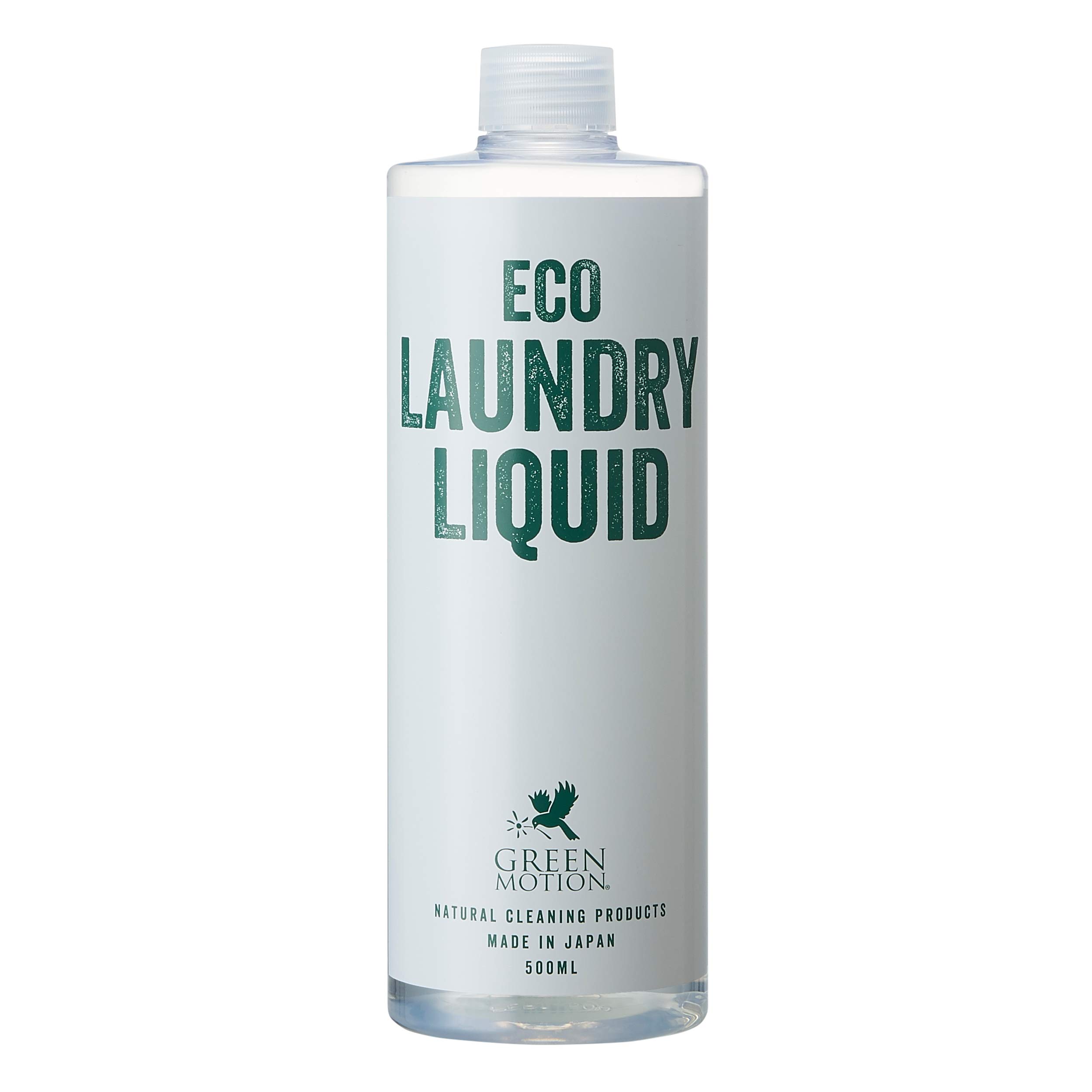 GREEN MOTION Eco Laundry Detergent Liquid Refill 500ml Japanese-Made
GREEN MOTION Eco Laundry Detergent Liquid Refill 500ml Japanese-Made