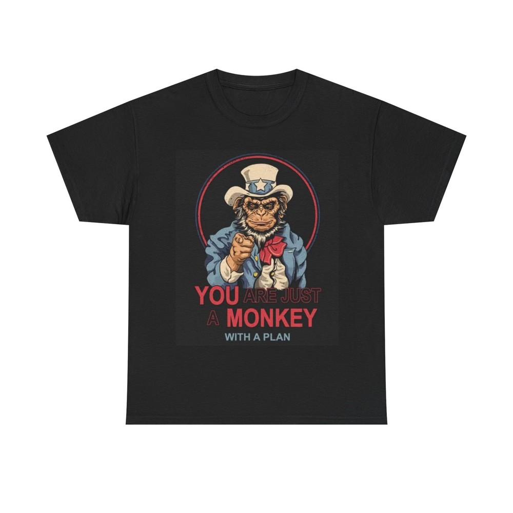 Monkey With A Plan Shirt Funny Uncle Sam Graphic Unisex Heavy Cotton Tee Unisex T-Shirt XXL
Monkey With A Plan Shirt Funny Uncle Sam Graphic Unisex Heavy Cotton Tee Unisex T-Shirt XXL