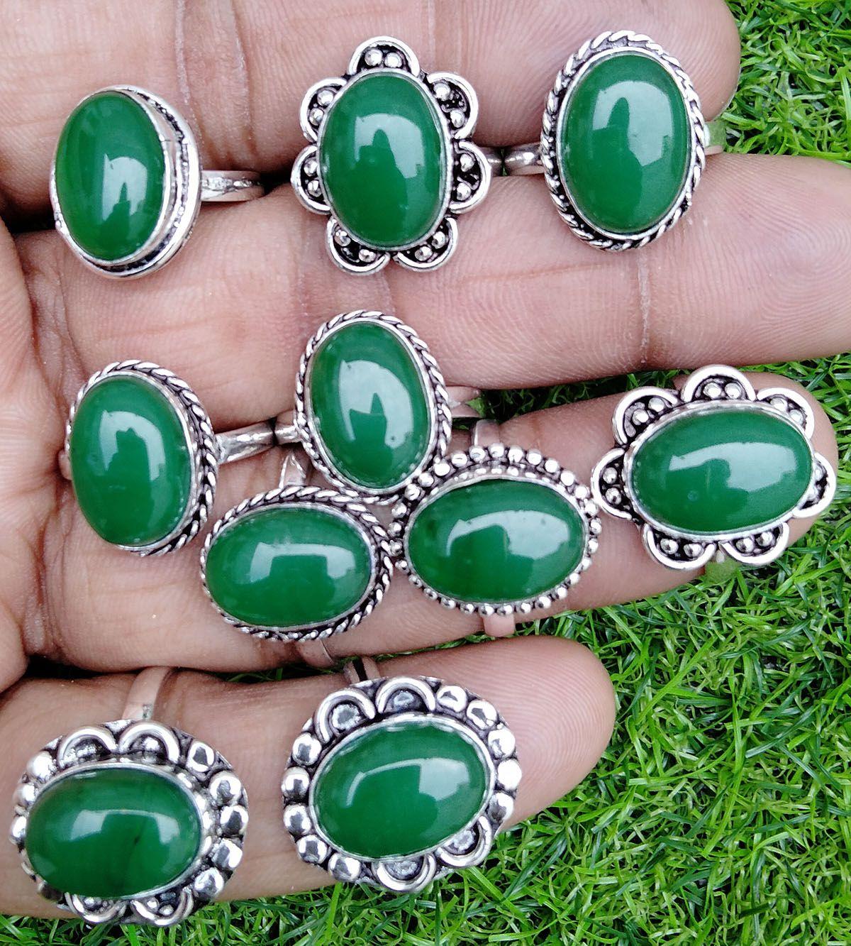 10 шт. зеленый оникс драгоценный камень стерлингового серебра 925 пробы оптовая партия кольца JOR-R228
10 шт. зеленый оникс драгоценный камень стерлингового серебра 925 пробы оптовая партия кольца JOR-R228