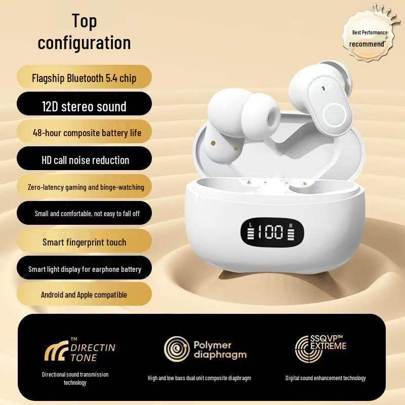 PDDdy Wireless Noise Cancelling Bluetooth Earphones - Mini, Stylish, Long Battery, Sports-Ready
PDDdy Wireless Noise Cancelling Bluetooth Earphones - Mini, Stylish, Long Battery, Sports-Ready