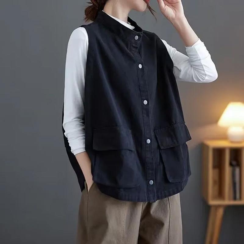 Женский жилет Хлопковый Оверсайз Утепленный Осень Зима Ретро Теплый Повседневный С Капюшоном Без Рукавов Топы XL
Женский жилет Хлопковый Оверсайз Утепленный Осень Зима Ретро Теплый Повседневный С Капюшоном Без Рукавов Топы XL