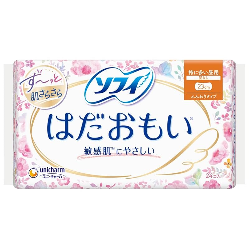 Sophie Hadaomoi For daytime use on particularly busy days No wings 23cm 24 pieces (unicharm Sofy)
Sophie Hadaomoi For daytime use on particularly busy days No wings 23cm 24 pieces (unicharm Sofy)