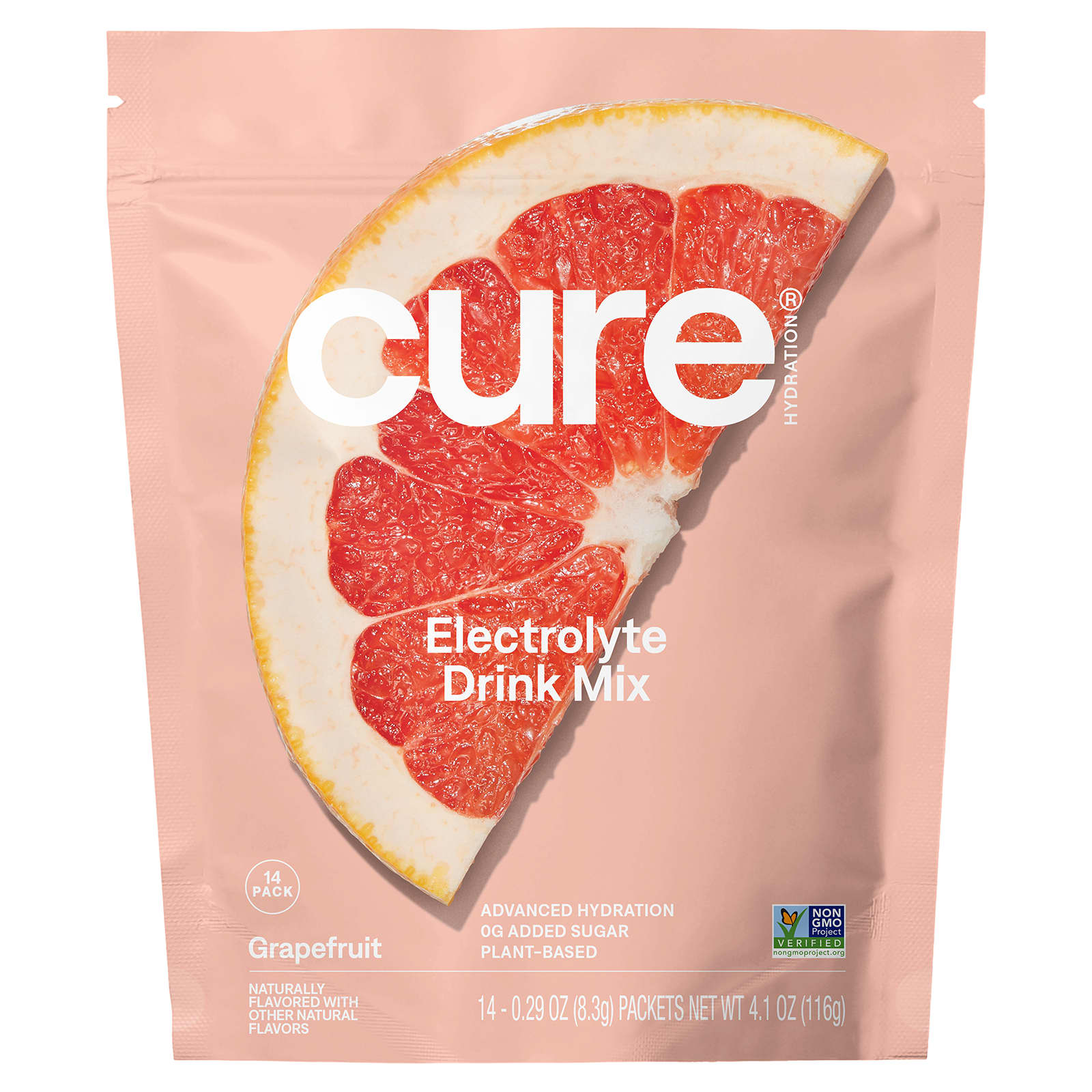 Cure Hydration, Зволожувальна електролітна суміш, Грейпфрут, 14 пакетиків, 0,29 унції (8,3 г) Кожен
Cure Hydration, Зволожувальна електролітна суміш, Грейпфрут, 14 пакетиків, 0,29 унції (8,3 г) Кожен