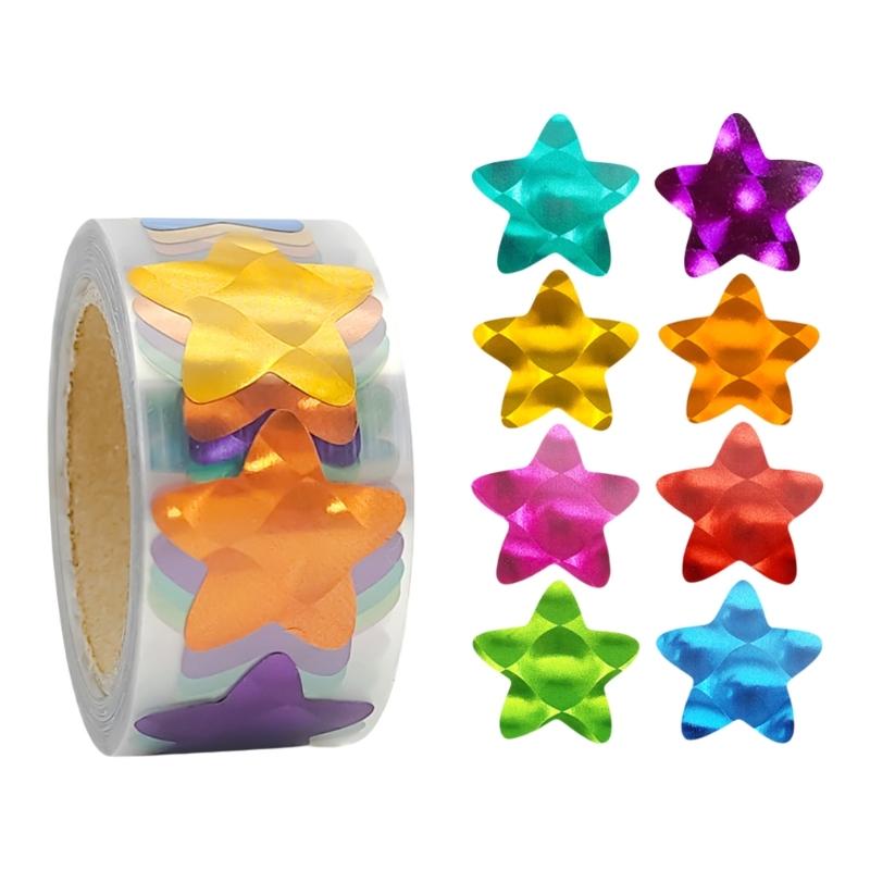 300Pcs Glittering Star Sticker Five Pointed Star Sticker Adhesive Packaging Label for Scrapbooking Photo Album Journal 1
300Pcs Glittering Star Sticker Five Pointed Star Sticker Adhesive Packaging Label for Scrapbooking Photo Album Journal 1