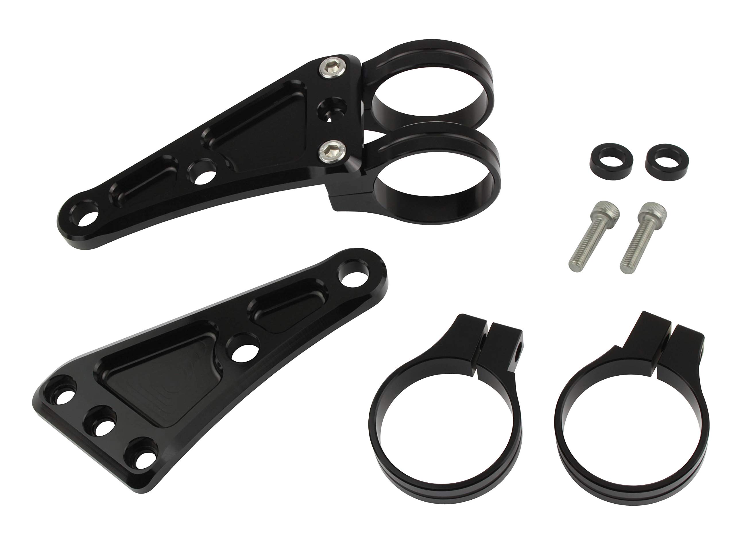 POSH FAITH Motorcycle Accessories Machined Long Headlight Stay 2 Circle Clamp Type Fork Diameter 43mm Black 032048-06 чёрный
POSH FAITH Motorcycle Accessories Machined Long Headlight Stay 2 Circle Clamp Type Fork Diameter 43mm Black 032048-06 чёрный