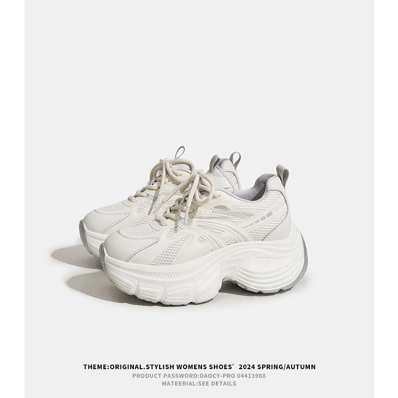 Thick-soled dad shoes for women 2025 spring and autumn new fried street heightening and showing feet Small casual sports shoes are light and not tiri 40 бежевый
Thick-soled dad shoes for women 2025 spring and autumn new fried street heightening and showing feet Small casual sports shoes are light and not tiri 40 бежевый