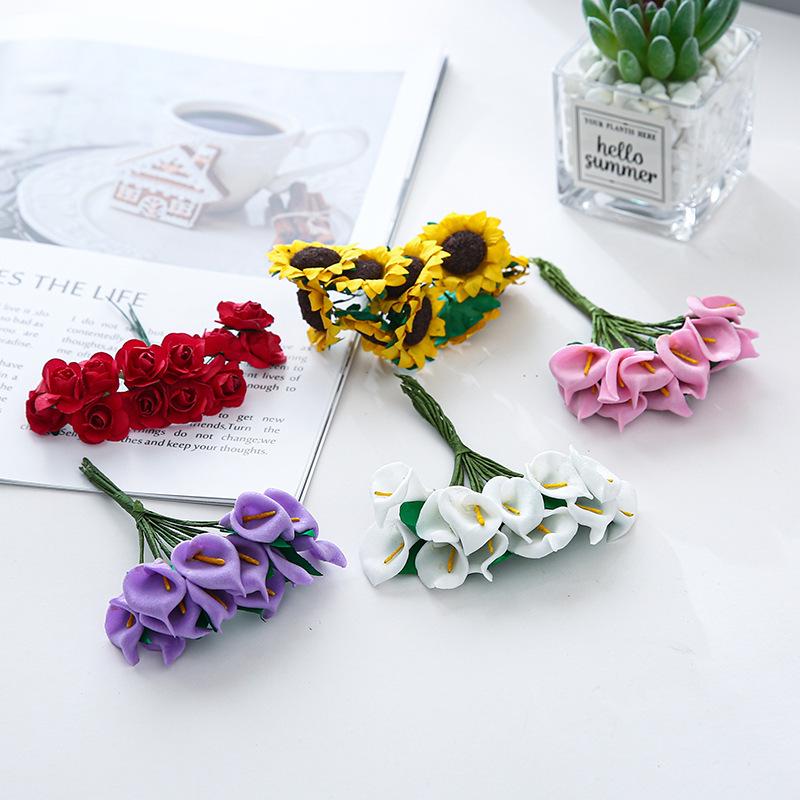 DIY Wreath Kit: Calla Lily, Sunflower, Cute Artificial Flowers, Envelope Packaging, Wedding Candy Box, Matching Decoration.
DIY Wreath Kit: Calla Lily, Sunflower, Cute Artificial Flowers, Envelope Packaging, Wedding Candy Box, Matching Decoration.