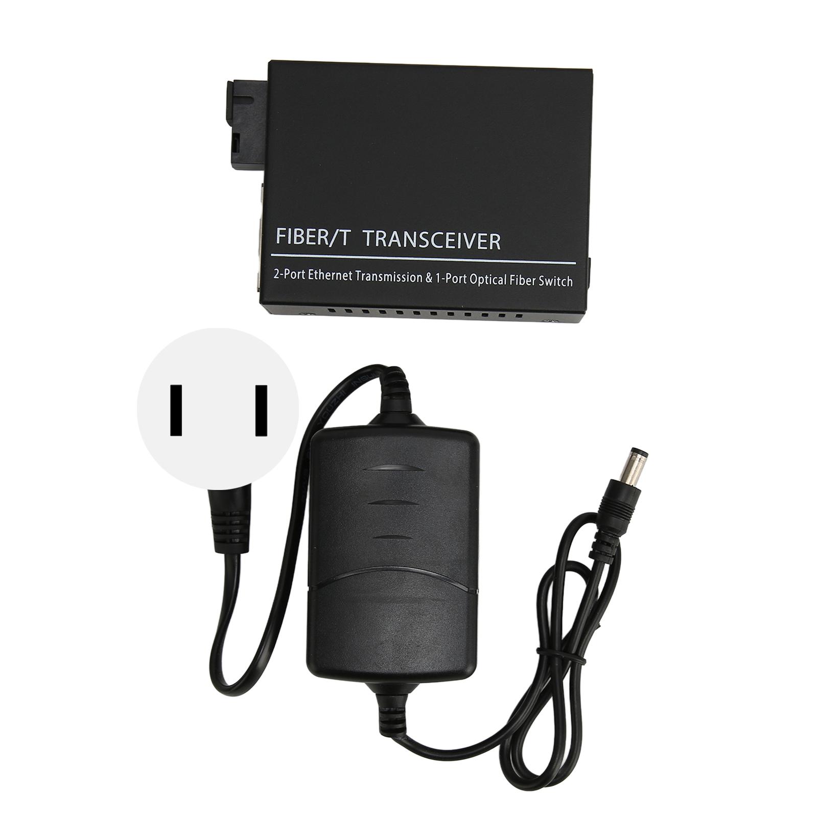 Fiber Transceiver Tx1310nm Rx1550nm Single Fiber Single Mode Up To 25km Fiber Ethernet Media US Plug
Fiber Transceiver Tx1310nm Rx1550nm Single Fiber Single Mode Up To 25km Fiber Ethernet Media US Plug