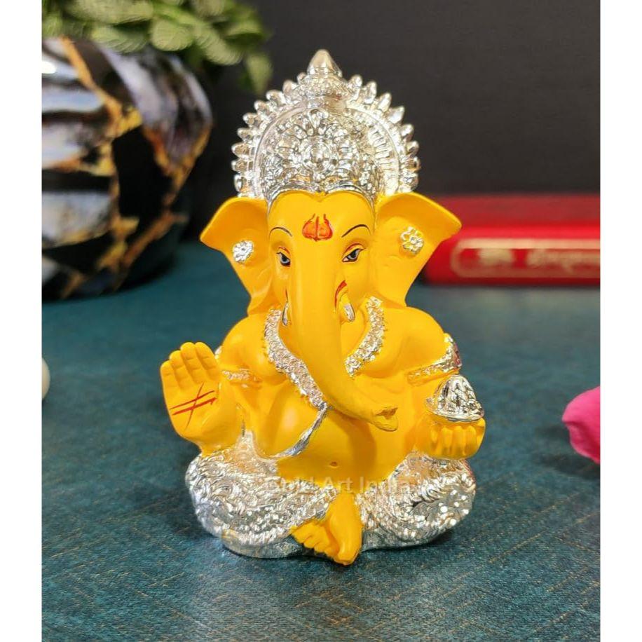Dashboard God Ganesha Idol for Home Decor Ganpati for Gift Office Table Shelves Gifting Idol 3.5 inches Silver Mango, Idol
Dashboard God Ganesha Idol for Home Decor Ganpati for Gift Office Table Shelves Gifting Idol 3.5 inches Silver Mango, Idol