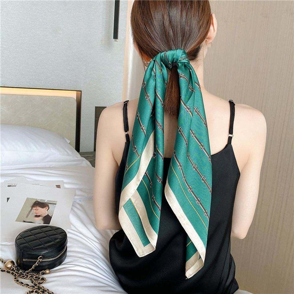 Summer Silk Satin Chain Bag Strap Small Shawls Women Neck Scarves 70cm Square Scarfs Korean Hijab темно-синий
Summer Silk Satin Chain Bag Strap Small Shawls Women Neck Scarves 70cm Square Scarfs Korean Hijab темно-синий