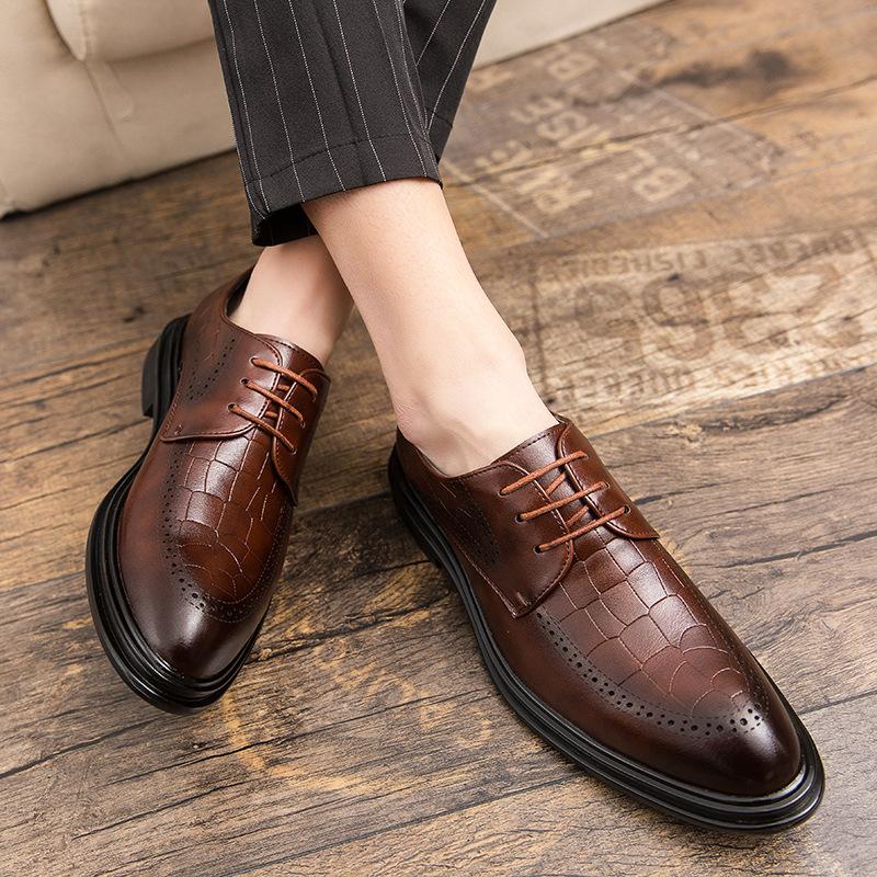 Large size leather shoes men s size 37-46 autumn new Brock British trend business dress leather shoes wedding shoes 37 чорний
Large size leather shoes men s size 37-46 autumn new Brock British trend business dress leather shoes wedding shoes 37 чорний