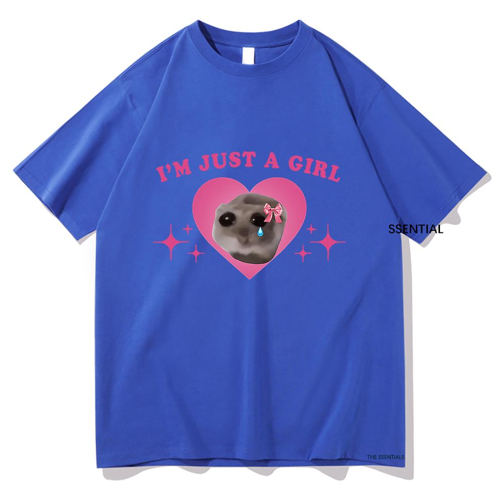 Sad Hamster Meme Im Just A Girl T Shirts UnisexWomen Clothing Harajuku Aesthetic Tshirt Vintage Unisex Streetwear Cotton Tops S
Sad Hamster Meme Im Just A Girl T Shirts UnisexWomen Clothing Harajuku Aesthetic Tshirt Vintage Unisex Streetwear Cotton Tops S