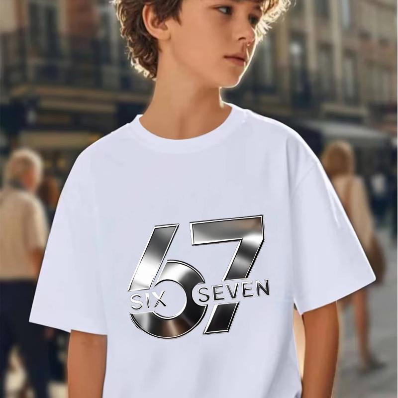 Children s Metallic Print Short-Sleeved T-Shirt.Stylish,Casual Comfortable Boys And Girls 110 білий
Children s Metallic Print Short-Sleeved T-Shirt.Stylish,Casual Comfortable Boys And Girls 110 білий