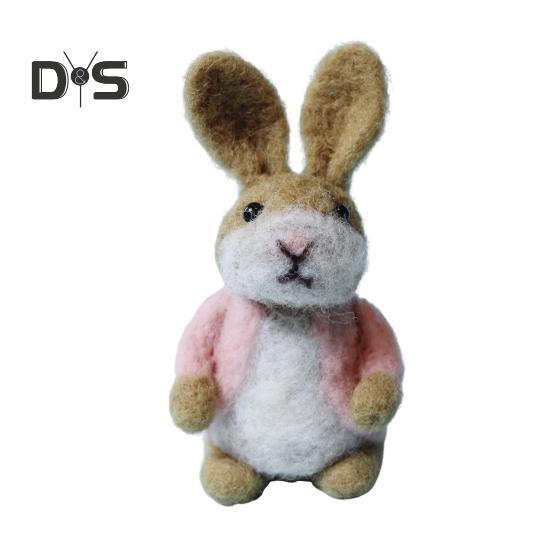 Фигурка пасхального зайчика из фетра, мини-статуэтка-имитация кролика с куртками, пасхальное плюшевое шерстяное животное, украшение для стола, украшение для домашней вечеринки розовый
Фигурка пасхального зайчика из фетра, мини-статуэтка-имитация кролика с куртками, пасхальное плюшевое шерстяное животное, украшение для стола, украшение для домашней вечеринки розовый