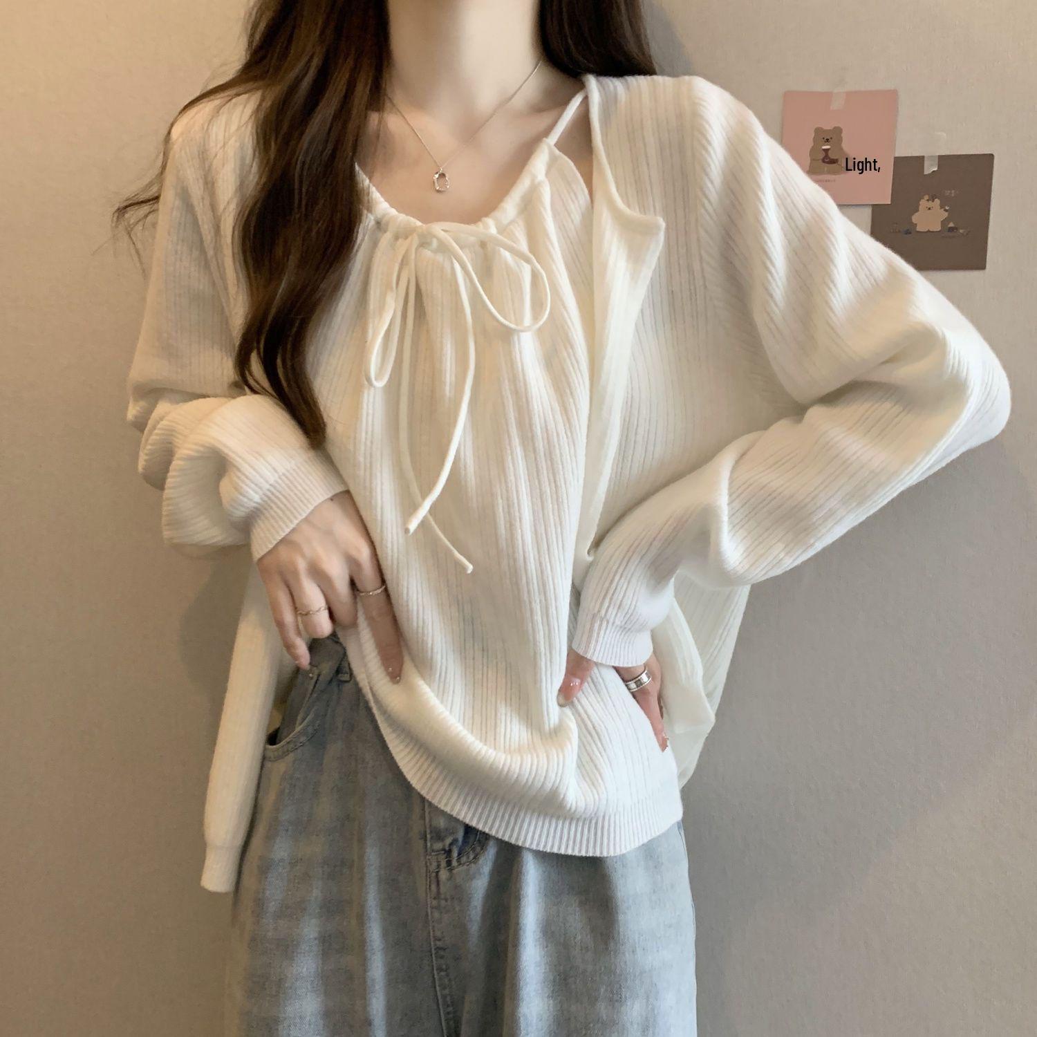 Summer 2026 Plus Size Women s Slimming Knit Camisole & Cardigan Set S (approx. 80-95 jin)
Summer 2026 Plus Size Women s Slimming Knit Camisole & Cardigan Set S (approx. 80-95 jin)
