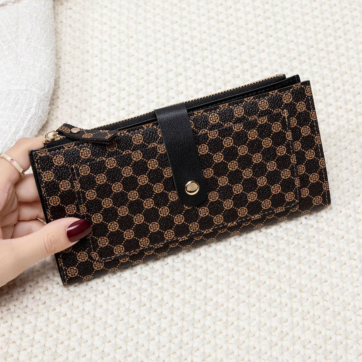 New retro women s wallet plaid contrasting clutch bag multi-function portable double fold long wallet
New retro women s wallet plaid contrasting clutch bag multi-function portable double fold long wallet