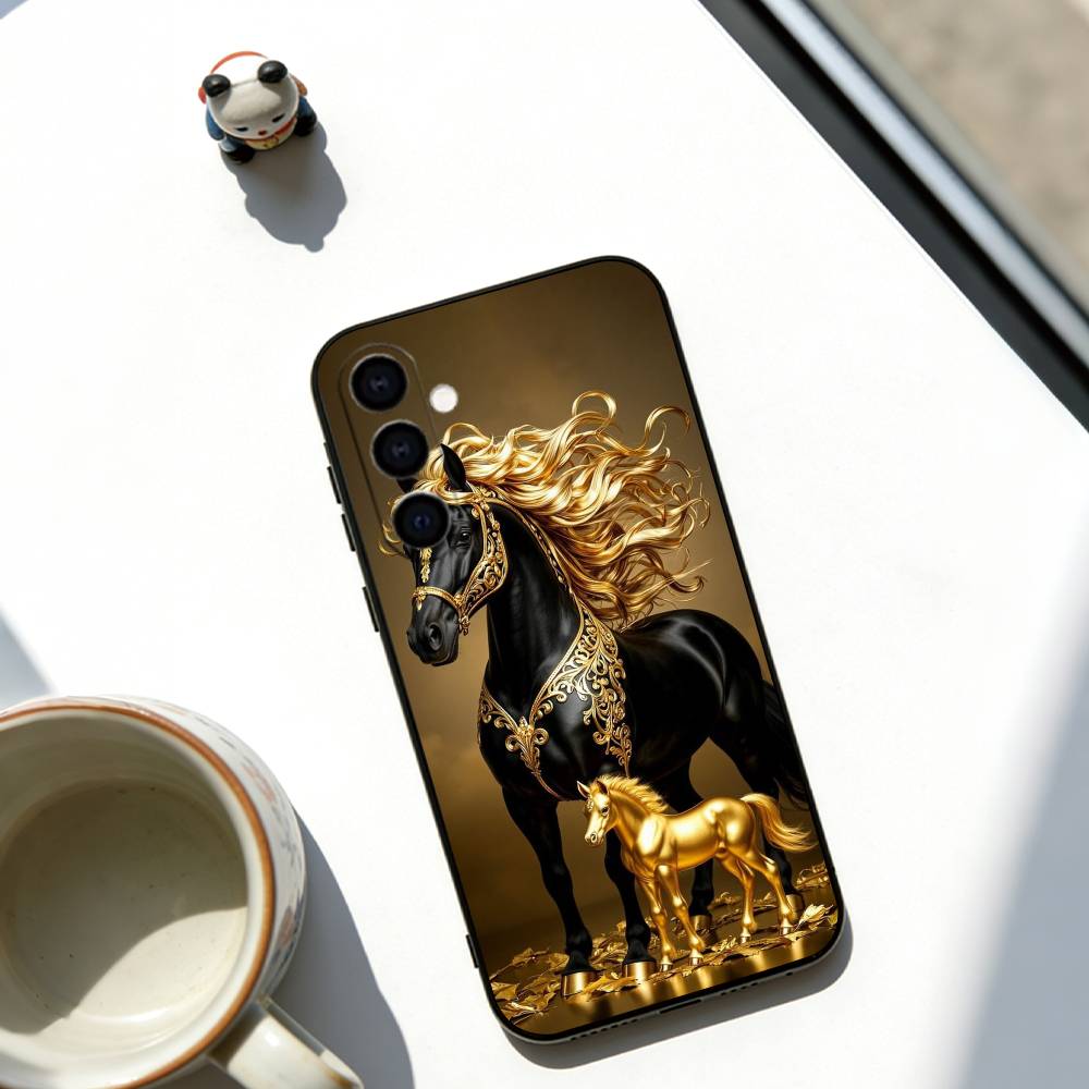 Golden Horse Phone Case Black Silicone Soft For Samsung Galaxy A73,A72,A71,A70,A53,A52,A51 Samsung a50 30s 50s
Golden Horse Phone Case Black Silicone Soft For Samsung Galaxy A73,A72,A71,A70,A53,A52,A51 Samsung a50 30s 50s