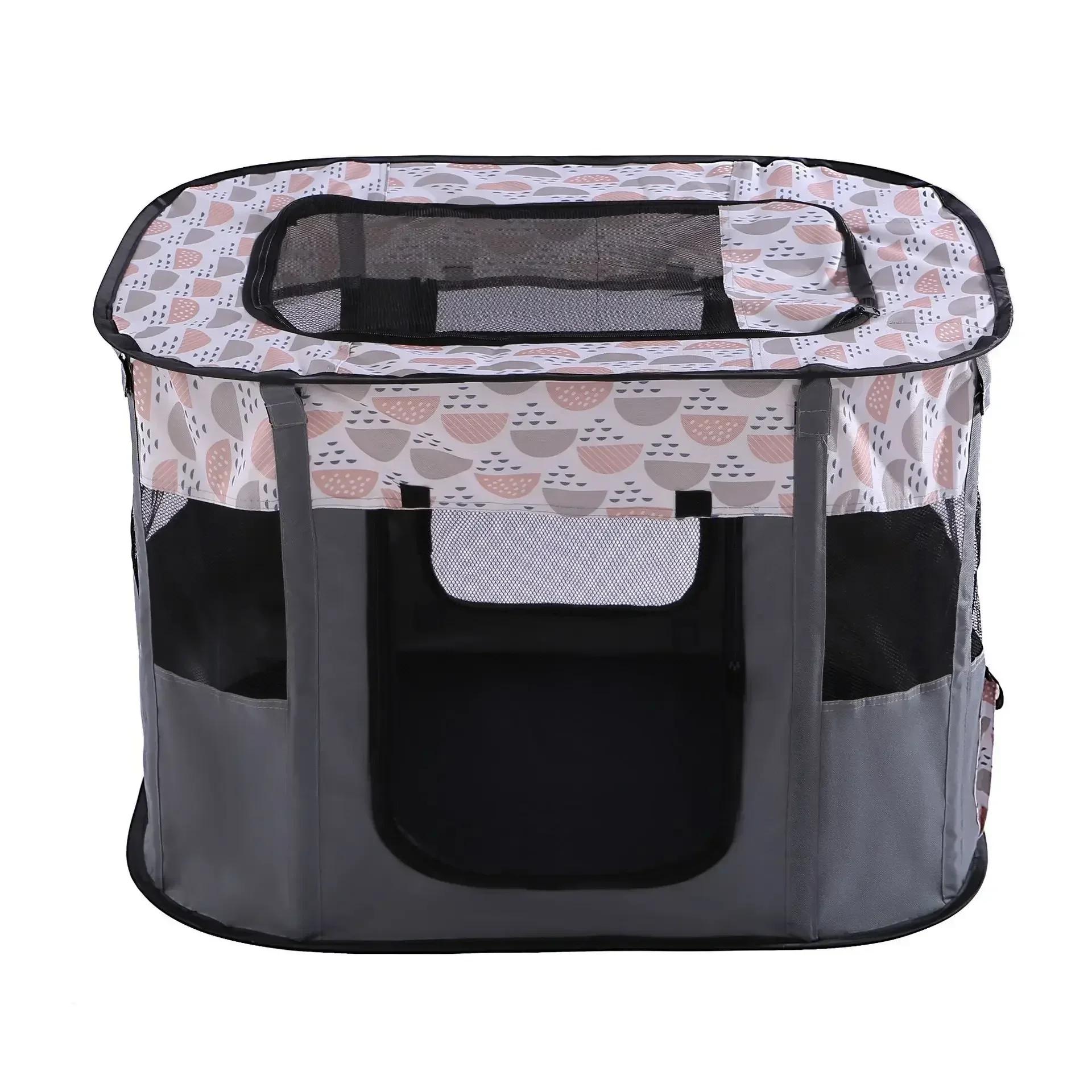 Indoor Outdoor Pet Playpen Foldable Cat Delivery Room Tent Dog Kennel Crates Portable Birthing Center Pet Supplies For Birthing M 70x55x45cm сірий колір
Indoor Outdoor Pet Playpen Foldable Cat Delivery Room Tent Dog Kennel Crates Portable Birthing Center Pet Supplies For Birthing M 70x55x45cm сірий колір