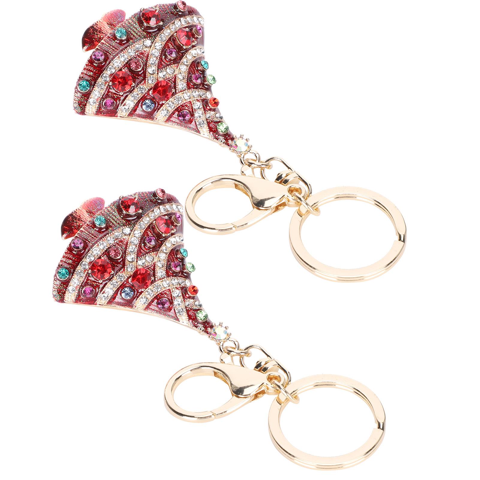 2Pcs Christmas Tree Keychain Portable Cute Fashionable Pendant Ornaments Holiday Decoration
2Pcs Christmas Tree Keychain Portable Cute Fashionable Pendant Ornaments Holiday Decoration