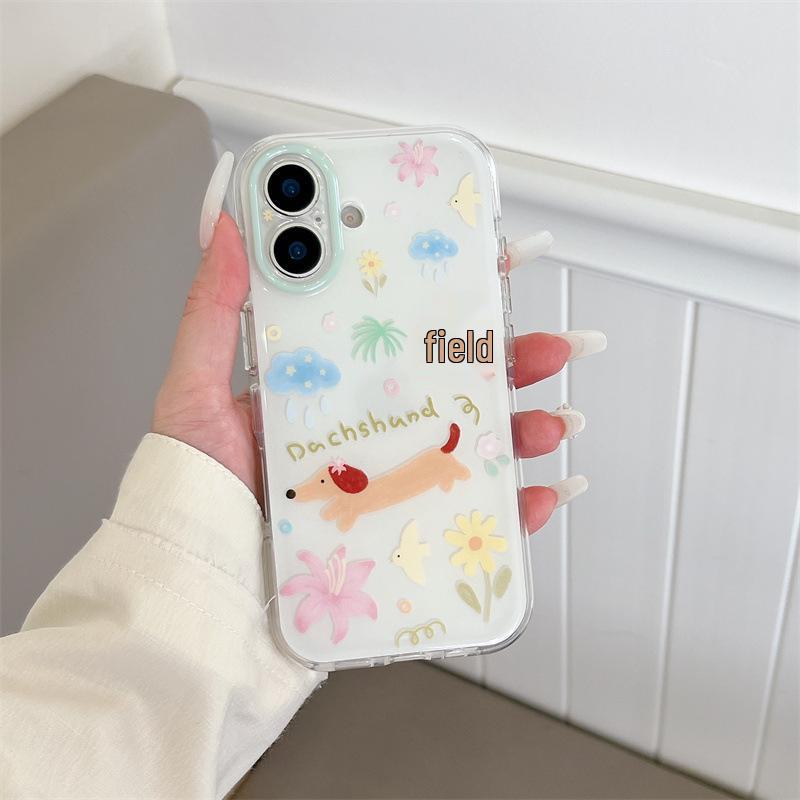 Korean & Japanese Floral Sausage Dog Illustration iPhone 17/16 Pro Max/15 Pro Case iPhone 16
Korean & Japanese Floral Sausage Dog Illustration iPhone 17/16 Pro Max/15 Pro Case iPhone 16