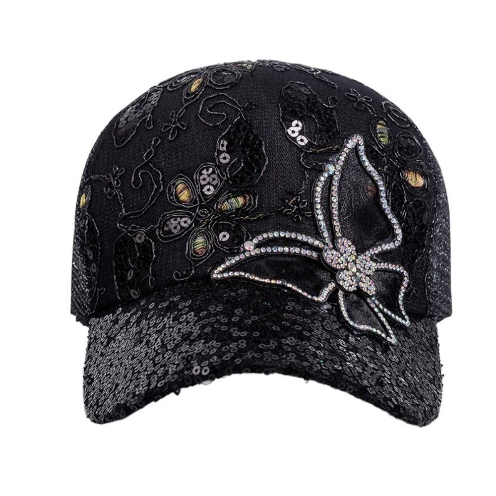 Mesh Rhinestone Flower Cap Rhinestone Sunscreen Sun Hat Simple Butterfly Baseball Hat Outdoor
Mesh Rhinestone Flower Cap Rhinestone Sunscreen Sun Hat Simple Butterfly Baseball Hat Outdoor
