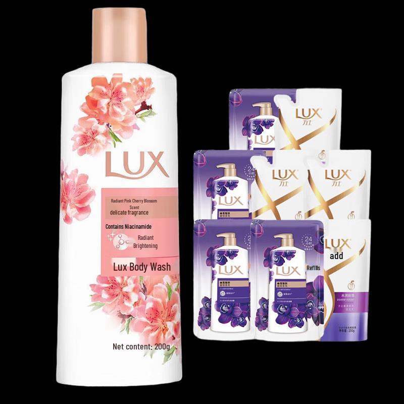 LUX Pink Cherry Blossom Scent Bath & Hair Care Set
LUX Pink Cherry Blossom Scent Bath & Hair Care Set