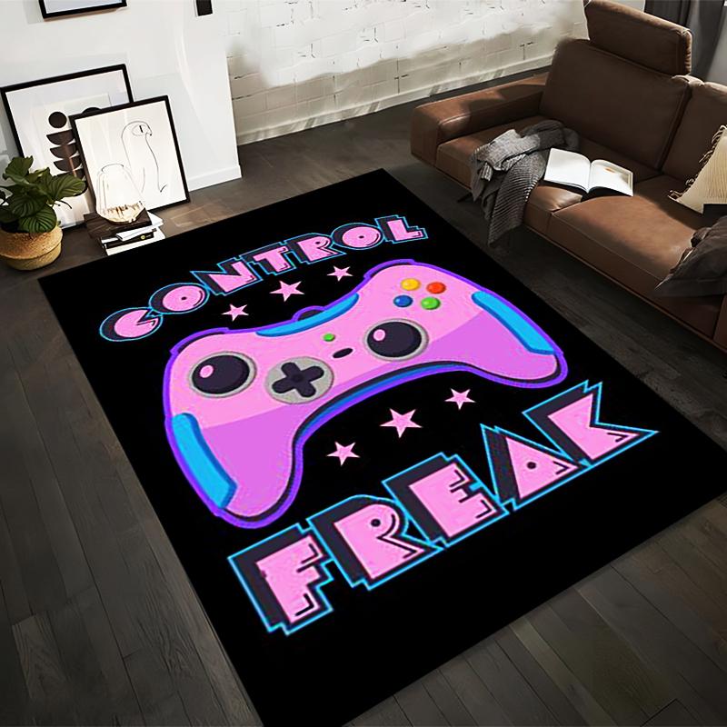 Gaming Controller Rug - Pink Control Freak Design with Stars Suitable for use as an anti-slip for living room bedroom sofas 40x60cm( 15x23in )
Gaming Controller Rug - Pink Control Freak Design with Stars Suitable for use as an anti-slip for living room bedroom sofas 40x60cm( 15x23in )