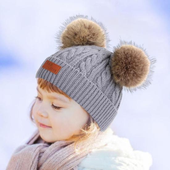 Yousheng Kids Beanie Fall Winter Knitted Hat with 2 Pompom for Boys Girls 1-4 Years Old Warm Beanie Toddler Hat for Outdoor Activities хаки
Yousheng Kids Beanie Fall Winter Knitted Hat with 2 Pompom for Boys Girls 1-4 Years Old Warm Beanie Toddler Hat for Outdoor Activities хаки