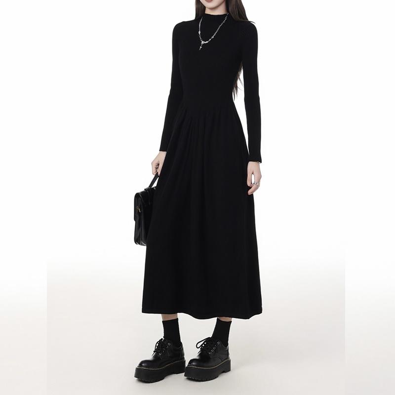 Women s Black High Neck Long Sleeve Bodycon Midi Dress - Petite Waist Slimming 2026 Spring Style One Size
Women s Black High Neck Long Sleeve Bodycon Midi Dress - Petite Waist Slimming 2026 Spring Style One Size