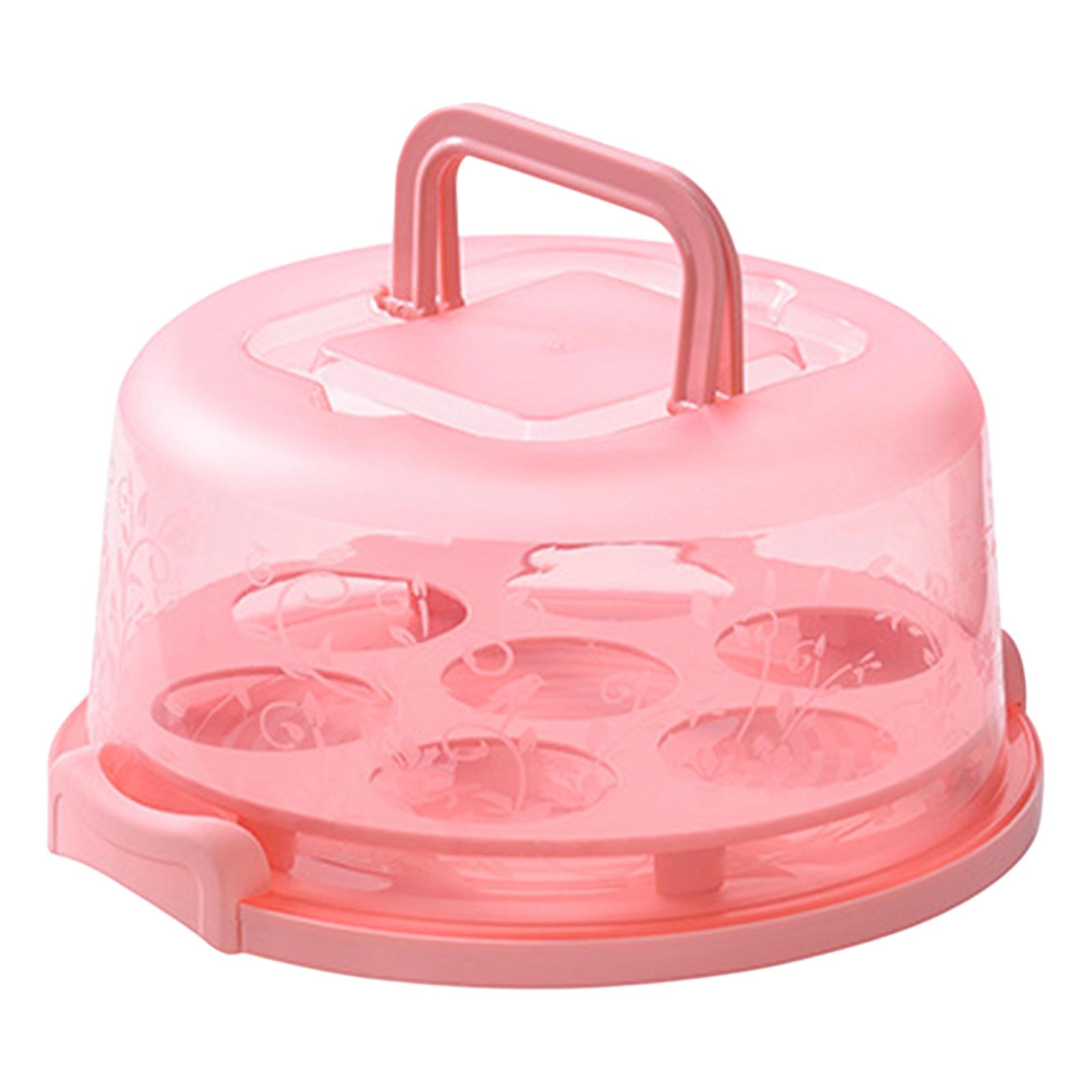 Elevated Cake Carrier with Dual Handles Portable Food Storage Box Suitable for Cupcakes Muffins and Small Cakes with Secure Lid and Base One Size
Elevated Cake Carrier with Dual Handles Portable Food Storage Box Suitable for Cupcakes Muffins and Small Cakes with Secure Lid and Base One Size