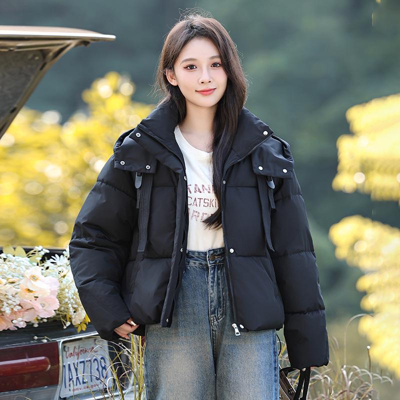 2025 new down cotton jacket women s short Korean version loose thickened bread jacket student winter jacket M чёрный
2025 new down cotton jacket women s short Korean version loose thickened bread jacket student winter jacket M чёрный