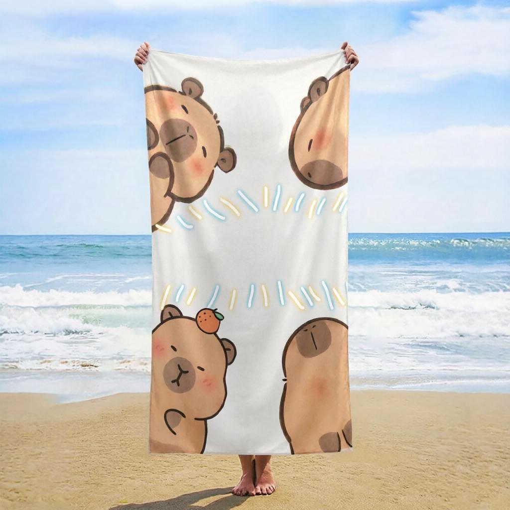 1pc cartoon Bath Beach Towel, Microfiber Print, Versatile for Pool Spa Bath Beach Travel, Summer Home & Outdoor Essential W40*H60(CM)
1pc cartoon Bath Beach Towel, Microfiber Print, Versatile for Pool Spa Bath Beach Travel, Summer Home & Outdoor Essential W40*H60(CM)