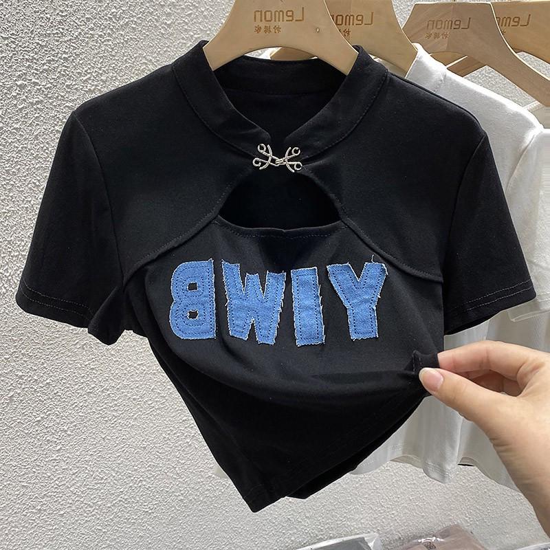 Exquisite Spicy Girl: Unique Shoulder Straight-Cut Short Sleeve Summer T-Shirt L (90-100 lbs) белый
Exquisite Spicy Girl: Unique Shoulder Straight-Cut Short Sleeve Summer T-Shirt L (90-100 lbs) белый