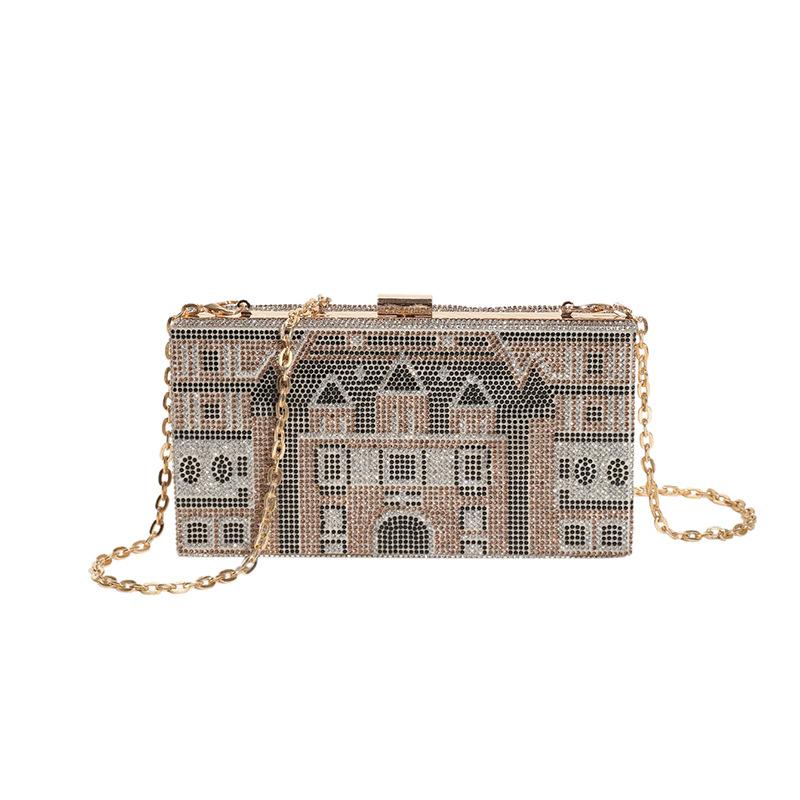 Diamond dinner bag handbag party wedding clip evening bag female chains box shoulder crossbody bag sequin Clutch
Diamond dinner bag handbag party wedding clip evening bag female chains box shoulder crossbody bag sequin Clutch