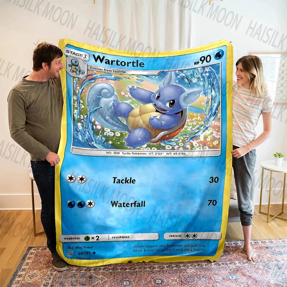1PC Japan Pokemon Cards S-Squirtle Printed Blanket, Cozy and Warm Blanket for Sofa, Bed, Camping,Holiday Gift for Family Friends 75x90cm(30x35in)
1PC Japan Pokemon Cards S-Squirtle Printed Blanket, Cozy and Warm Blanket for Sofa, Bed, Camping,Holiday Gift for Family Friends 75x90cm(30x35in)