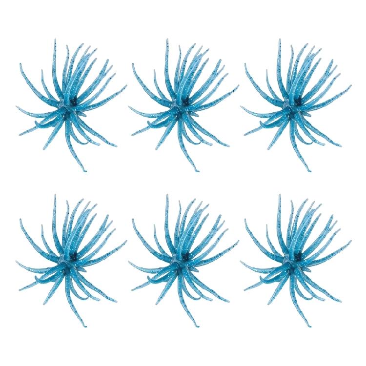 6Pcs Fishing Sea Urchin Lures Tear Resistance Soft Floating Swimbait Slow Sinking Artificial Baits for Saltwater Freshwat синій
6Pcs Fishing Sea Urchin Lures Tear Resistance Soft Floating Swimbait Slow Sinking Artificial Baits for Saltwater Freshwat синій