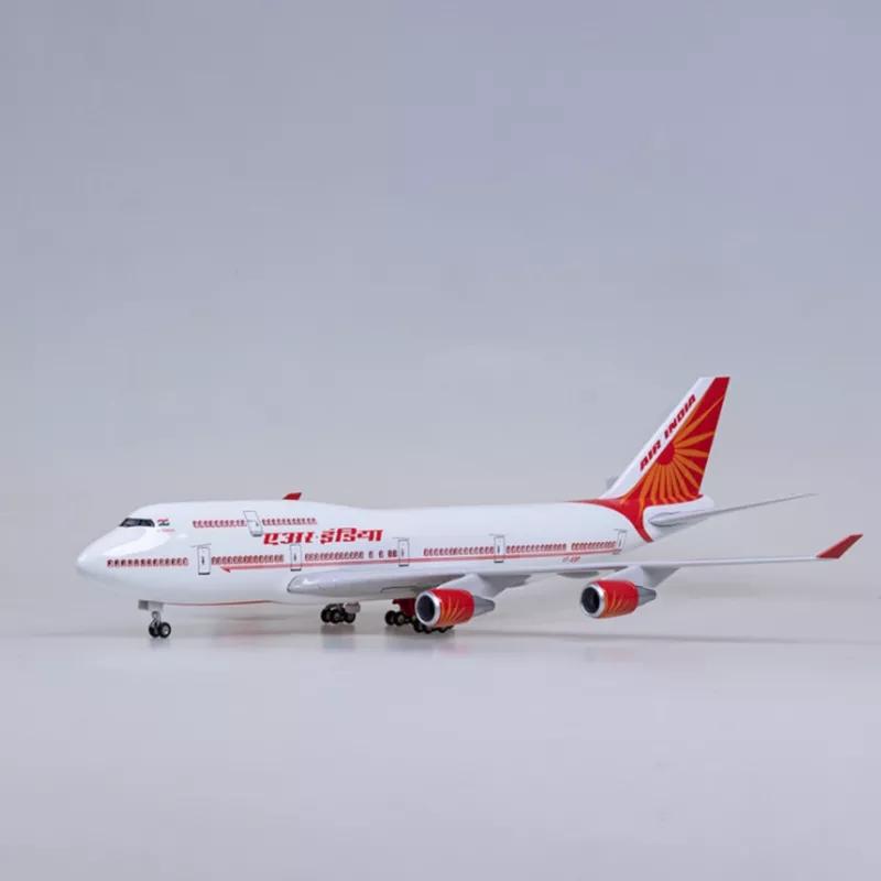 1:Модель самолета 747 в масштабе 1:150, 47 см, Air India Boeing B747, литая из смолы, украшение самолета со светодиодной подсветкой No LED
1:Модель самолета 747 в масштабе 1:150, 47 см, Air India Boeing B747, литая из смолы, украшение самолета со светодиодной подсветкой No LED