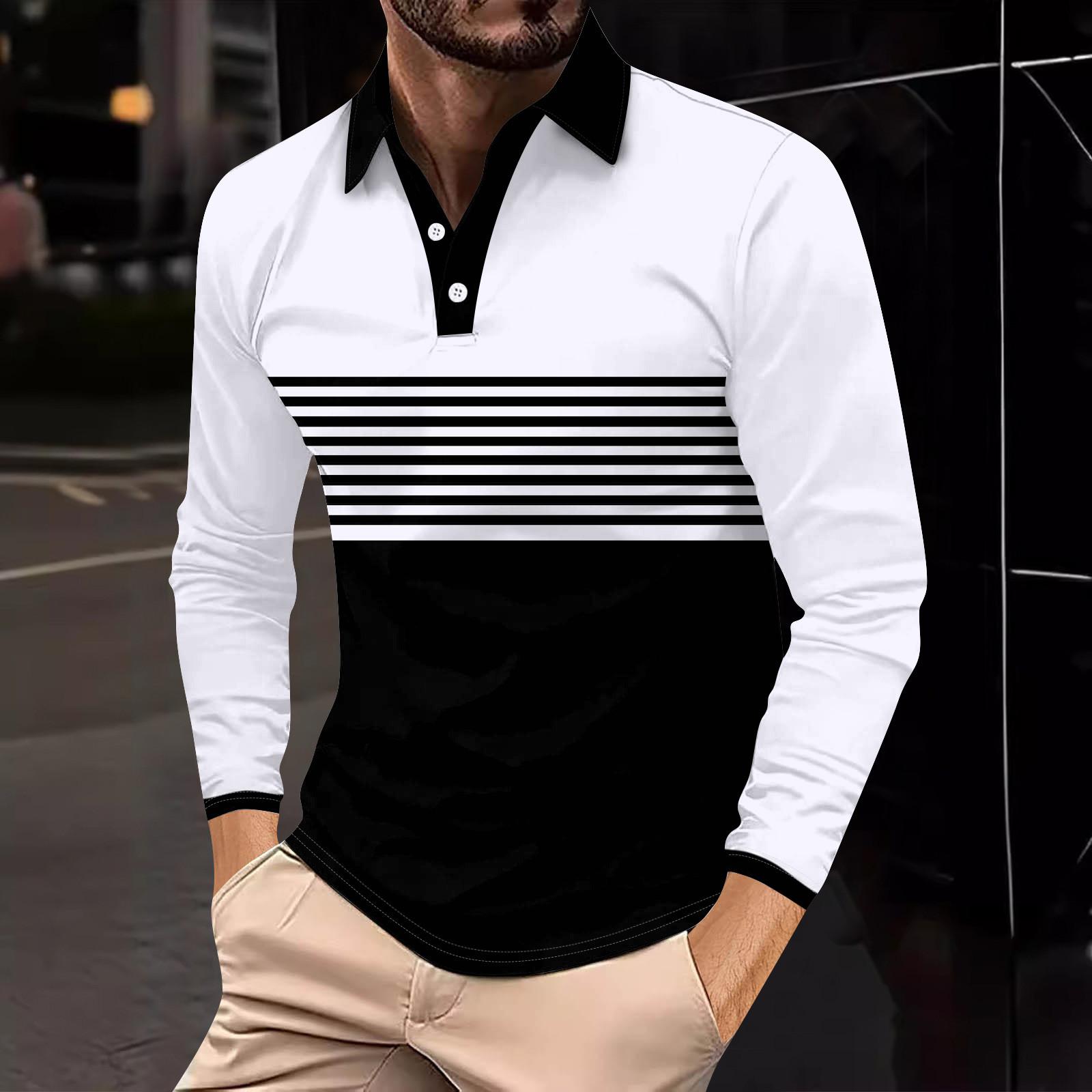 Мужская рубашка для гольфа, повседневная спортивная, с V-образным вырезом, ребристый воротник, с длинным рукавом, модная, повседневная, однотонная, однотонная, весна-лето, стандартная посадка XXL белый
Мужская рубашка для гольфа, повседневная спортивная, с V-образным вырезом, ребристый воротник, с длинным рукавом, модная, повседневная, однотонная, однотонная, весна-лето, стандартная посадка XXL белый