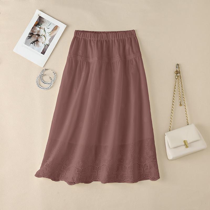 ZANZEA Women Casual Elastic Waist Lace Patchwork Loose Long Skirts 5XL іржавий
ZANZEA Women Casual Elastic Waist Lace Patchwork Loose Long Skirts 5XL іржавий