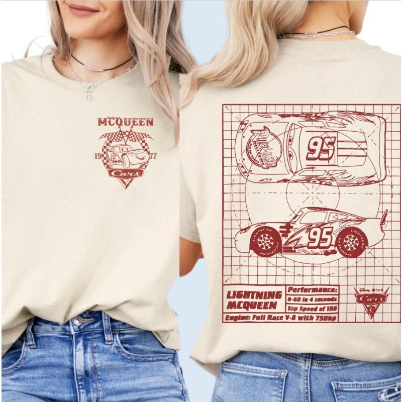 Lightning McQueen car shirt with Magical Journey print Tshirt Unisex cotton allseason base shirt vintage tops S
Lightning McQueen car shirt with Magical Journey print Tshirt Unisex cotton allseason base shirt vintage tops S