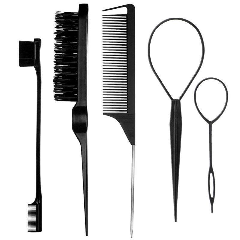 Dual-End Styling Tool Set – Eyebrow Spoolie & Highlighting Needle Tail Comb for Sectioning, Teasing & Updos
Dual-End Styling Tool Set – Eyebrow Spoolie & Highlighting Needle Tail Comb for Sectioning, Teasing & Updos