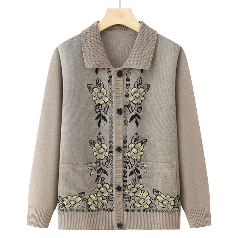 Middle-Aged & Elderly Women s Knit Cardigan – Spring, Autumn, Winter Sweater for Grandma & Mom One Size
Middle-Aged & Elderly Women s Knit Cardigan – Spring, Autumn, Winter Sweater for Grandma & Mom One Size