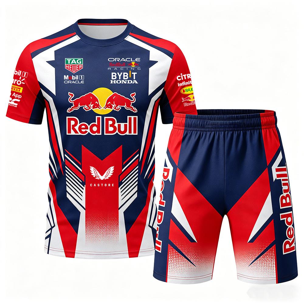 Мужской спортивный комплект Red Bull Racing Дышащая быстросохнущая футболка + Шорты XXS
Мужской спортивный комплект Red Bull Racing Дышащая быстросохнущая футболка + Шорты XXS