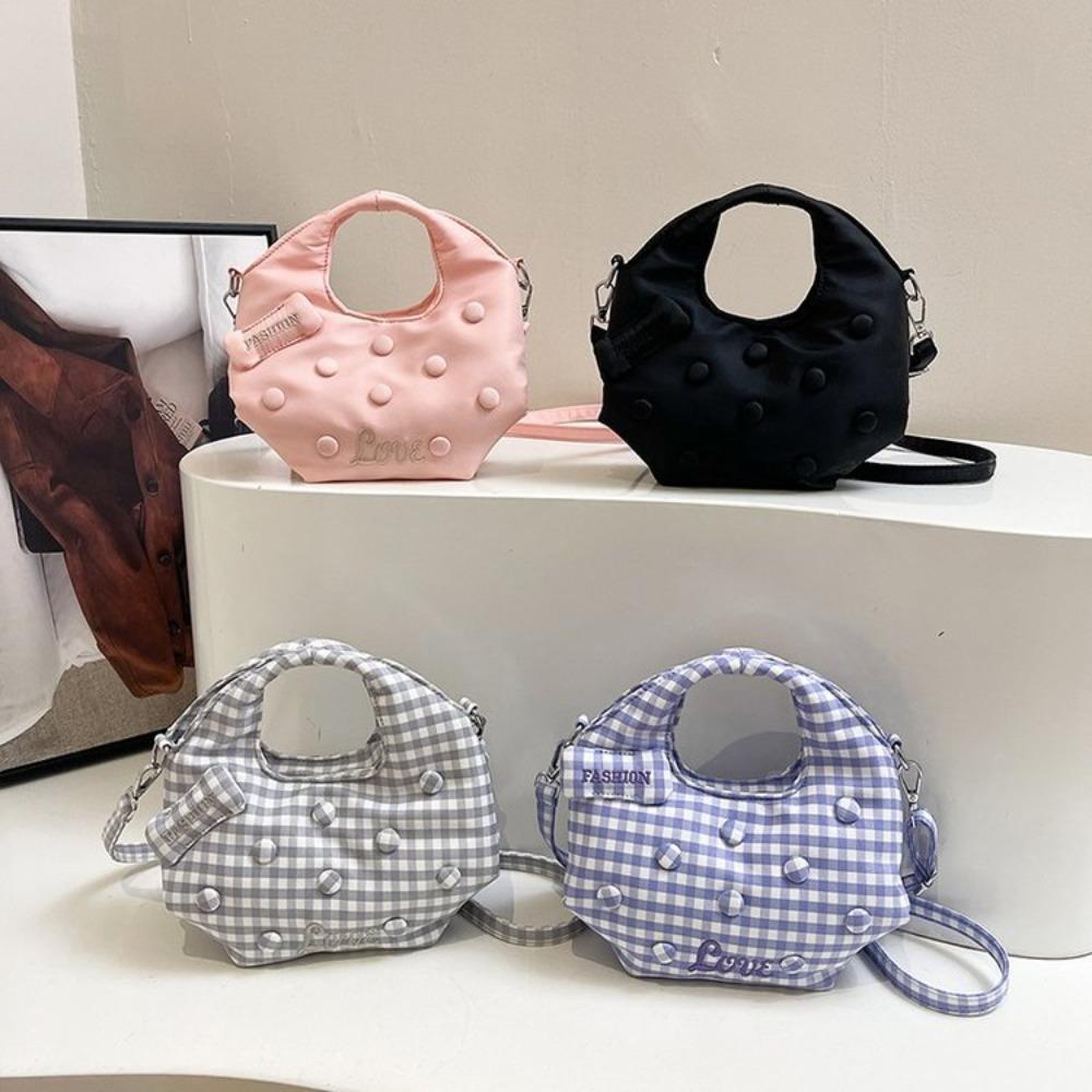 Korean Style Cookie Design Handbag Nylon Girly Commuting Bag Crossbody Shoulder Bag Office Worker чорний
Korean Style Cookie Design Handbag Nylon Girly Commuting Bag Crossbody Shoulder Bag Office Worker чорний