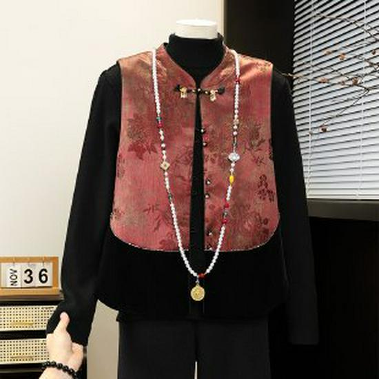 Spring & Autumn Chinese-Style Jacket for Middle-Aged Women 2XL червоний
Spring & Autumn Chinese-Style Jacket for Middle-Aged Women 2XL червоний
