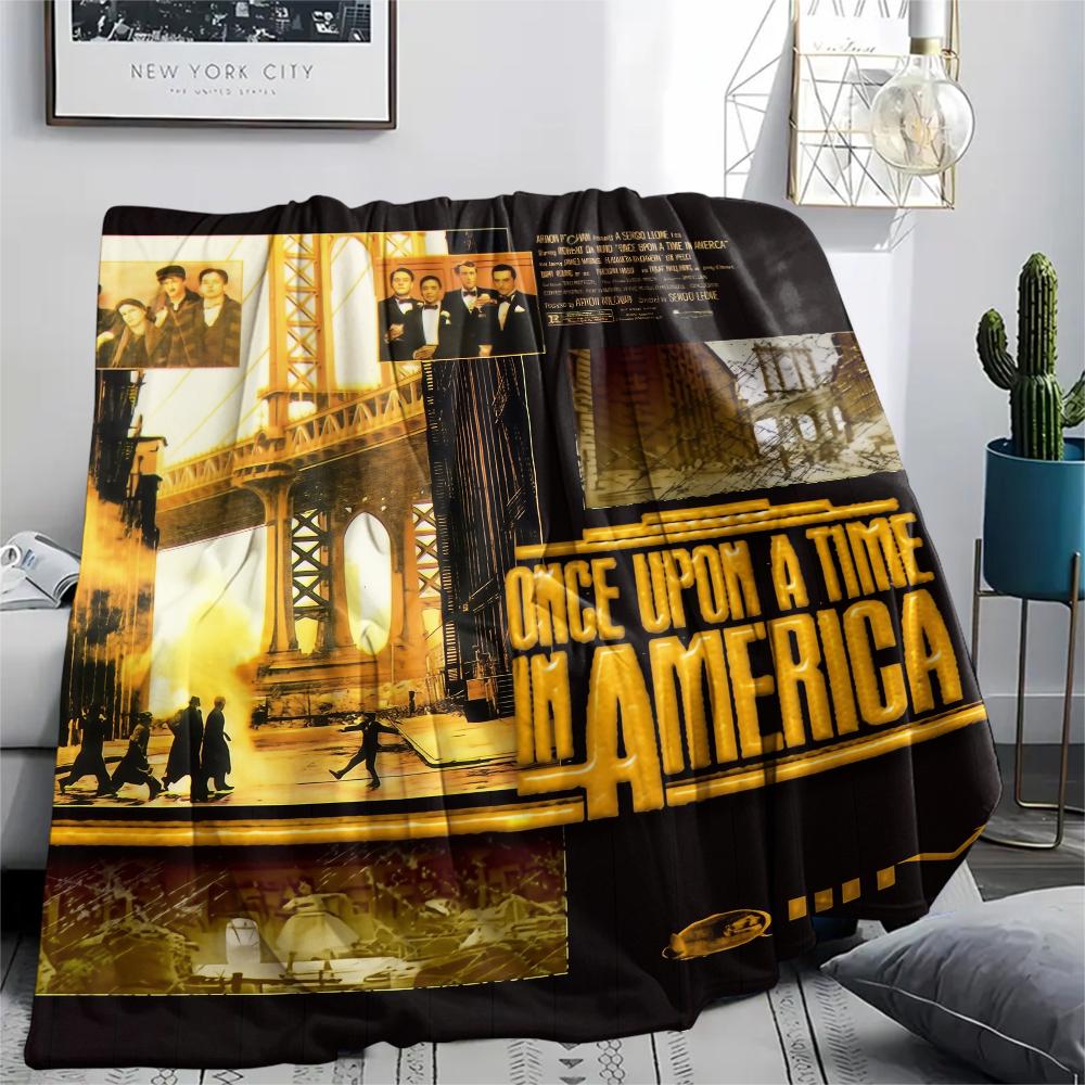 Once Upon a Time in America pattern Flannel Blanket, High quality Comfortable for All Seasons, Home Decor, Warmth and Comfort, Perfect for Gifts. 80cm x 120cm
Once Upon a Time in America pattern Flannel Blanket, High quality Comfortable for All Seasons, Home Decor, Warmth and Comfort, Perfect for Gifts. 80cm x 120cm