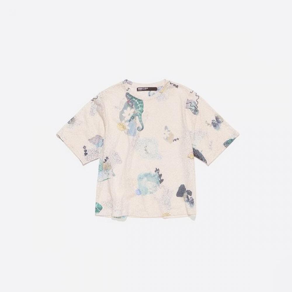 Bimba Y Lola Chameleon Debore boxY T shirT b255awT026ivb Ivory/XS
Bimba Y Lola Chameleon Debore boxY T shirT b255awT026ivb Ivory/XS