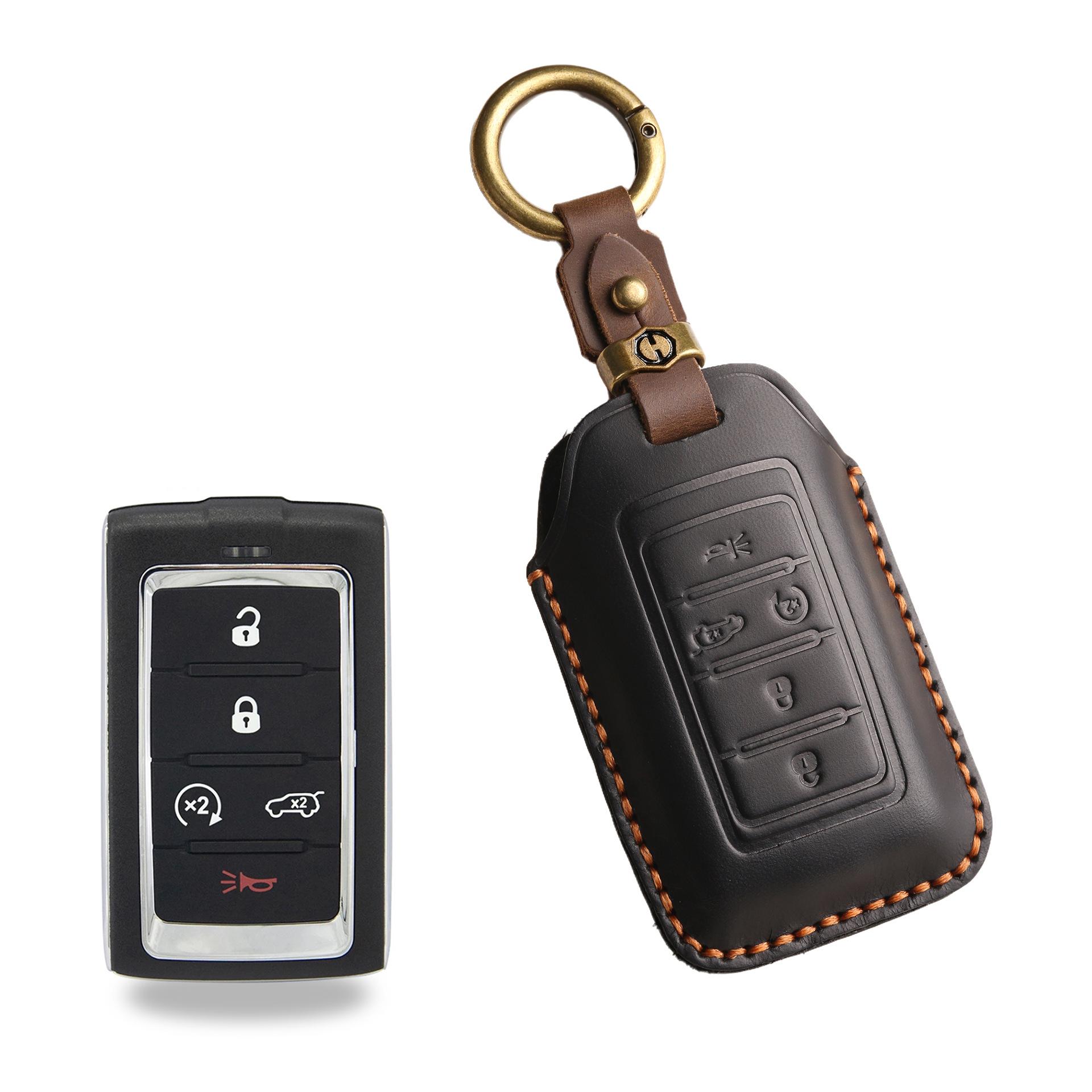 The retro key cover is suitable for the new Jeep Jeep Grand Cherokee new energy imported version car key leather bag.
The retro key cover is suitable for the new Jeep Jeep Grand Cherokee new energy imported version car key leather bag.